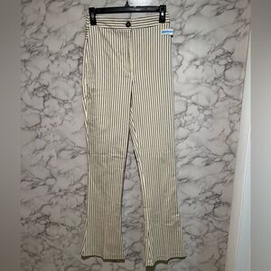 Topshop flared stripe pants